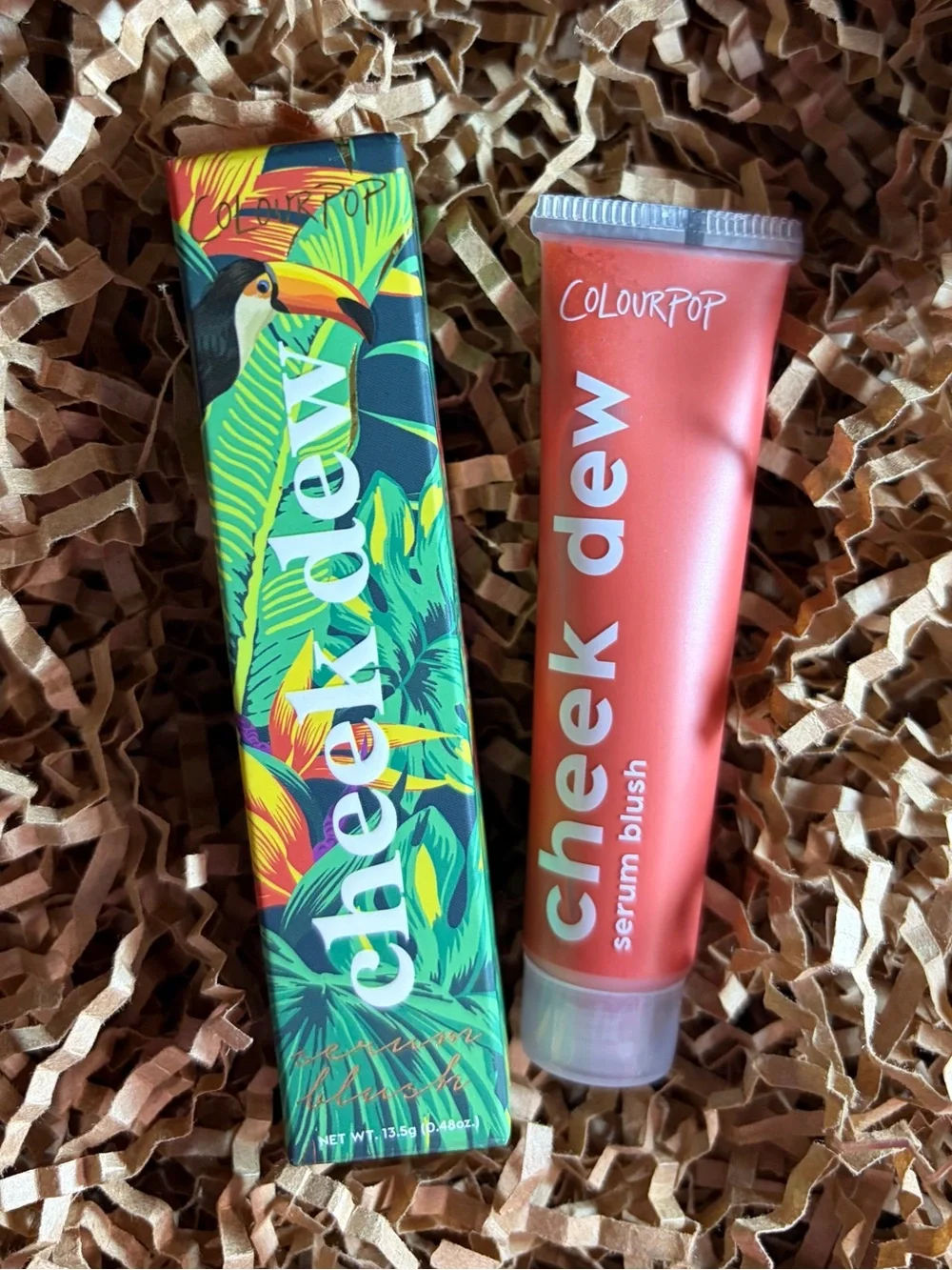ColourPop Lush Life Cheek Dew Serum Blush in HIBISCUS
